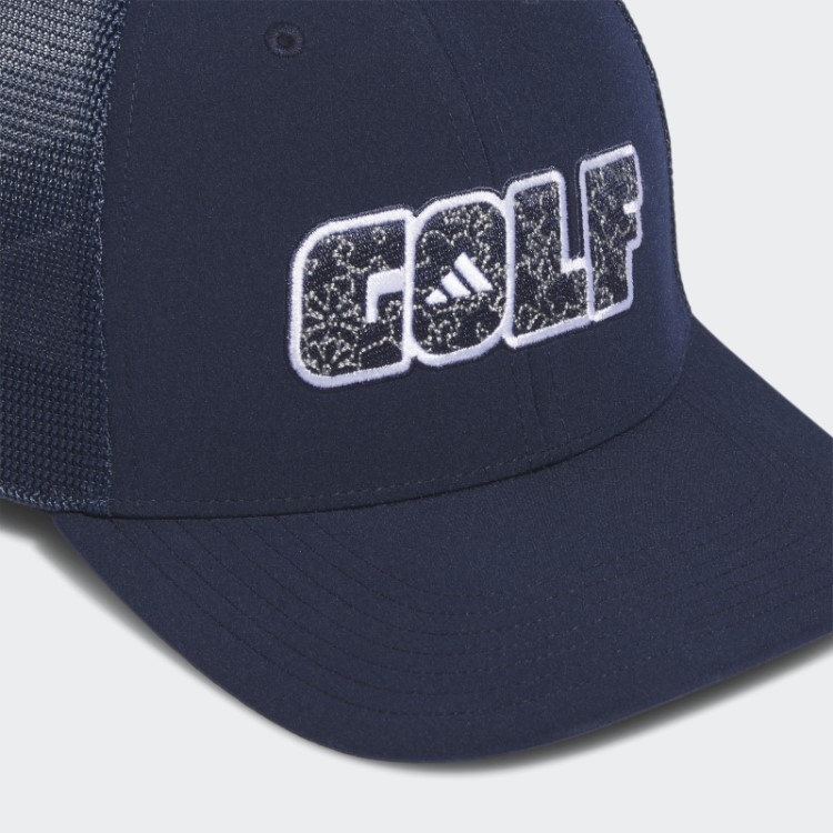 Boné Camionista De Perfil Baixo Azul Marinho Adidas Golf