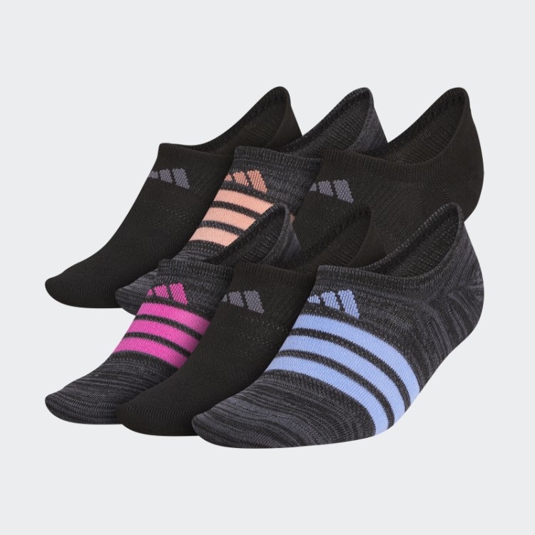 Meias Adidas Superlite Super-no-show 6 Pares Azul