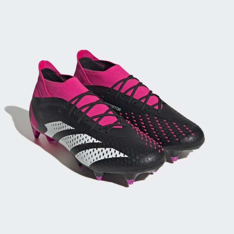 Preto Predador Precisão.1 Botas De Chão Macio Adidas
