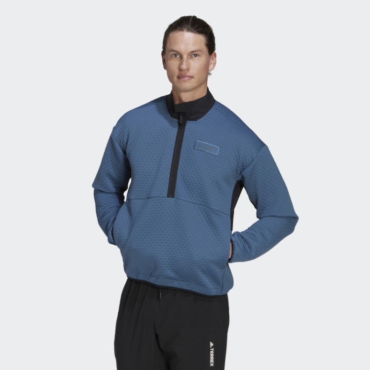 Lã De Caminhada Terrex De Aço Com Meio Zíper Adidas