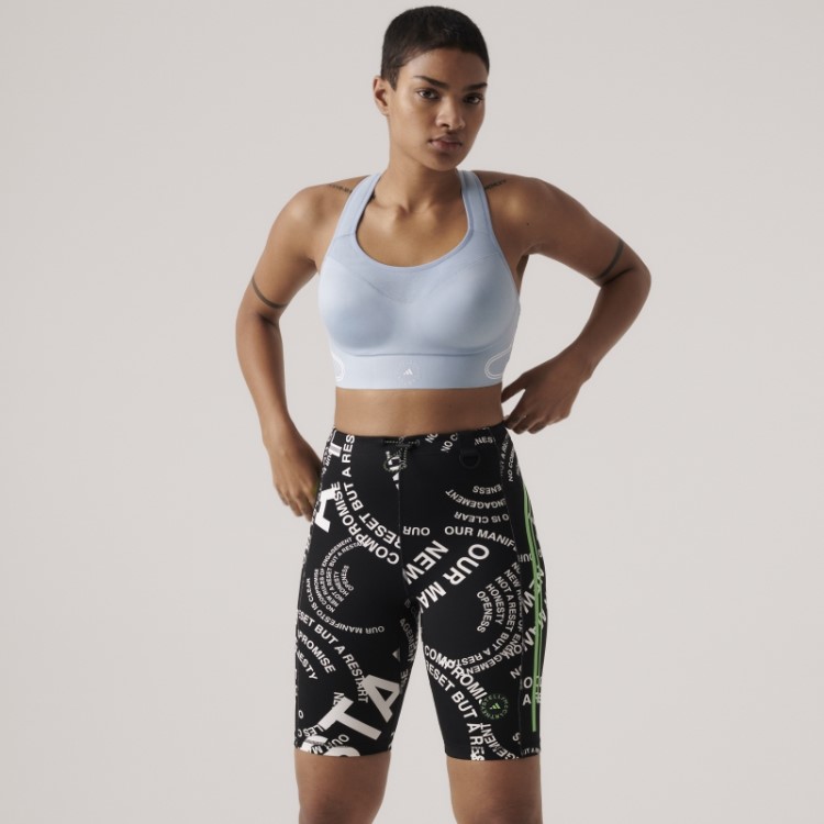 Branco Adidas By Stella Mccartney Truecasuals Scuba Short Quente
