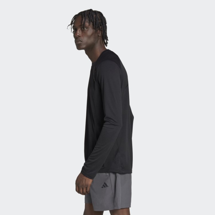 Camiseta Manga Longa Adidas Best Of Adi Training Preta