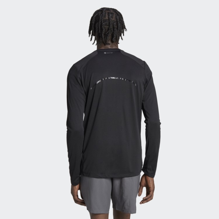 Blusa Manga Longa Adidas Black Best Of Adi Training
