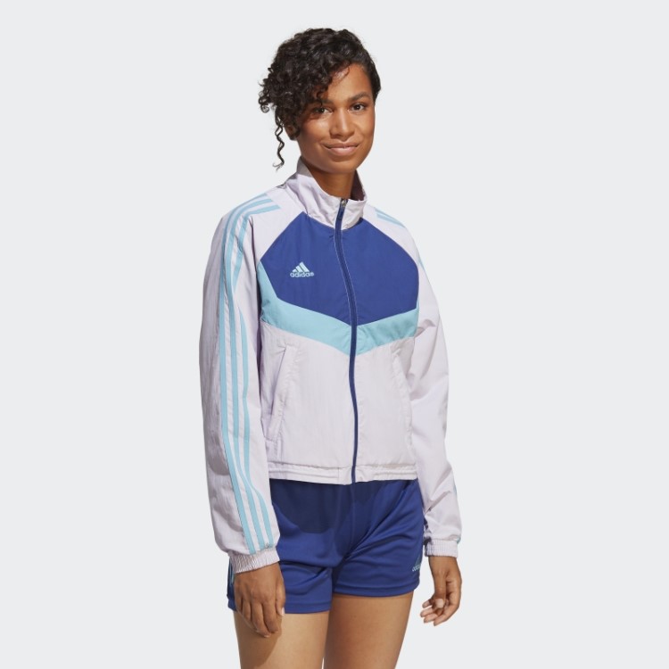 Jaqueta Em Tecido Tiro Fashion Adidas Silver Dawn