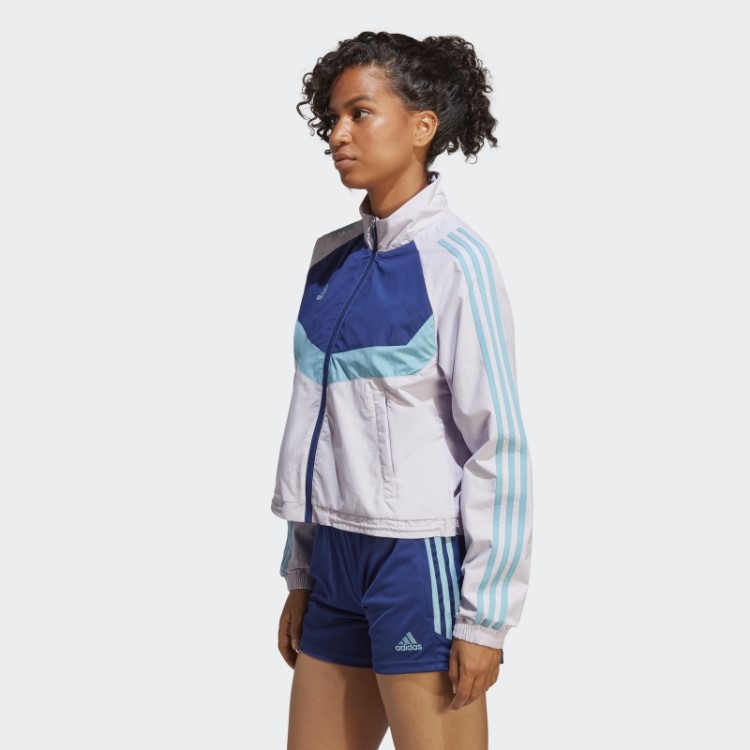 Jaqueta Em Tecido Tiro Fashion Adidas Silver Dawn