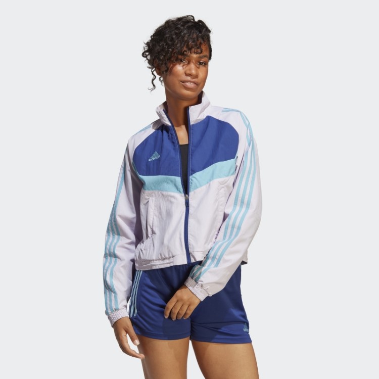 Jaqueta Em Tecido Tiro Fashion Adidas Silver Dawn