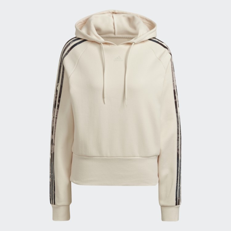 Moletom Com Estampa Allover Ecru Matiz Adidas