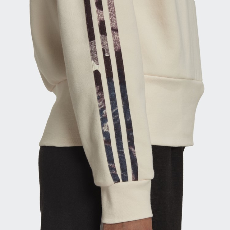 Moletom Com Estampa Allover Ecru Matiz Adidas