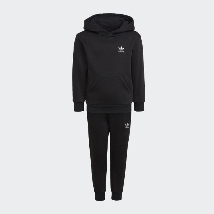 Conjunto De Moletom Preto Adicolor Adidas