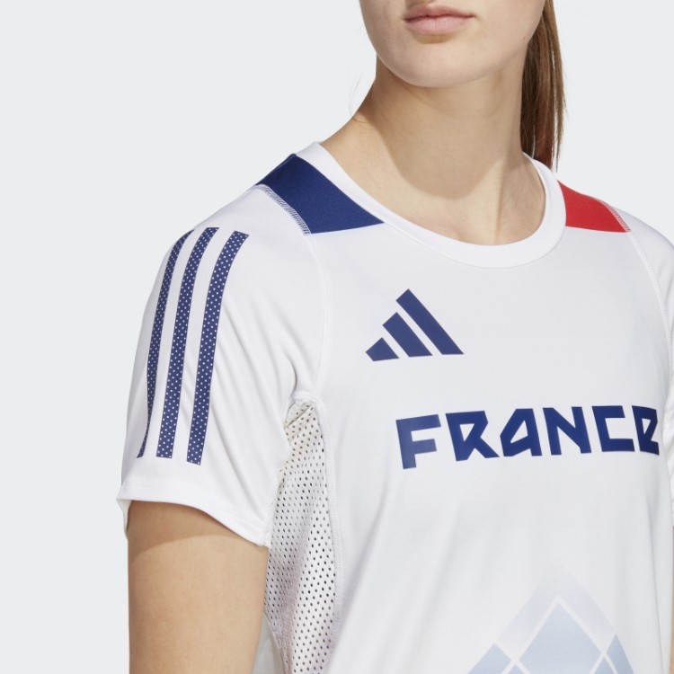 Camiseta Branca Com Estampa Allover Adidas Run Fast