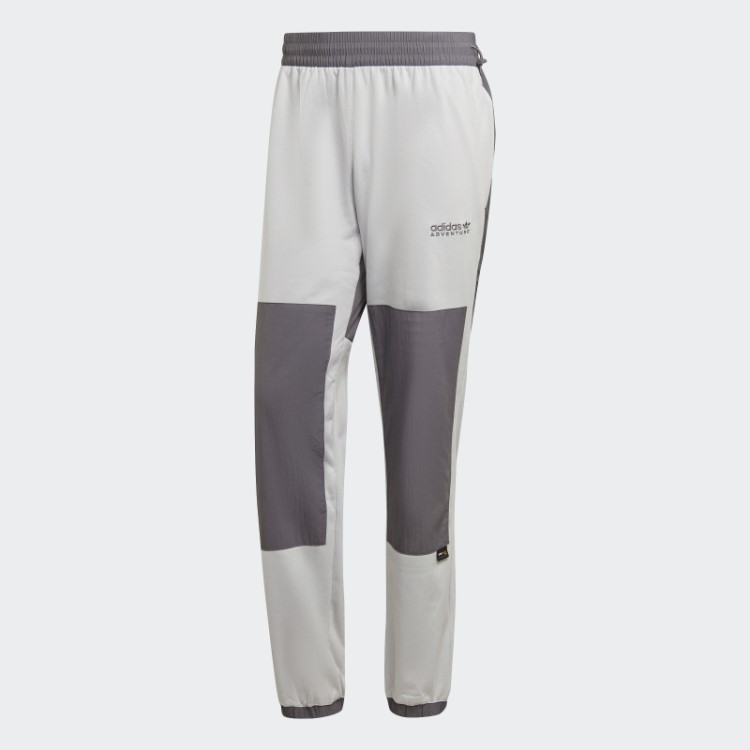 Calça De Trilha Misturada De Tecido De Inverno Adidas Adventure Cinza Quente