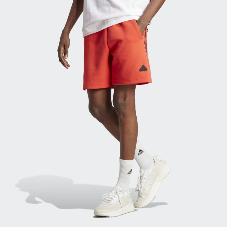 Future Icons Short Com As Três Listras Vermelho Adidas