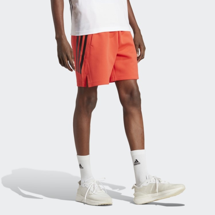 Future Icons Short Com As Três Listras Vermelho Adidas