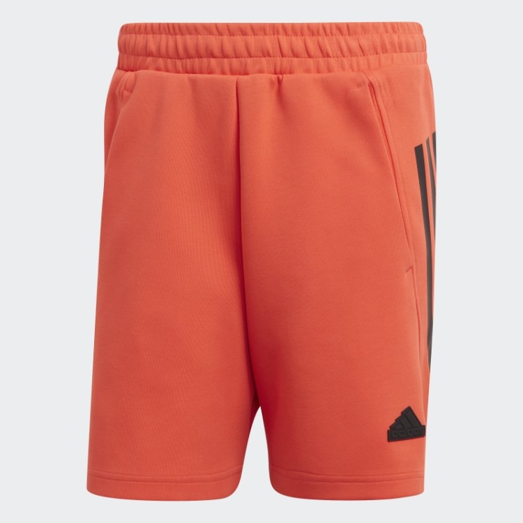 Future Icons Short Com As Três Listras Vermelho Adidas