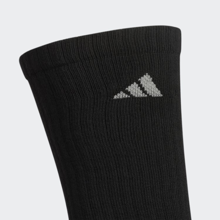 Meias Adidas Pretas Almofadadas Atléticas 6 Pares
