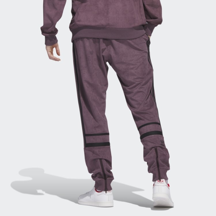 Calça De Pelúcia Marrom Adicolor Classics Adidas