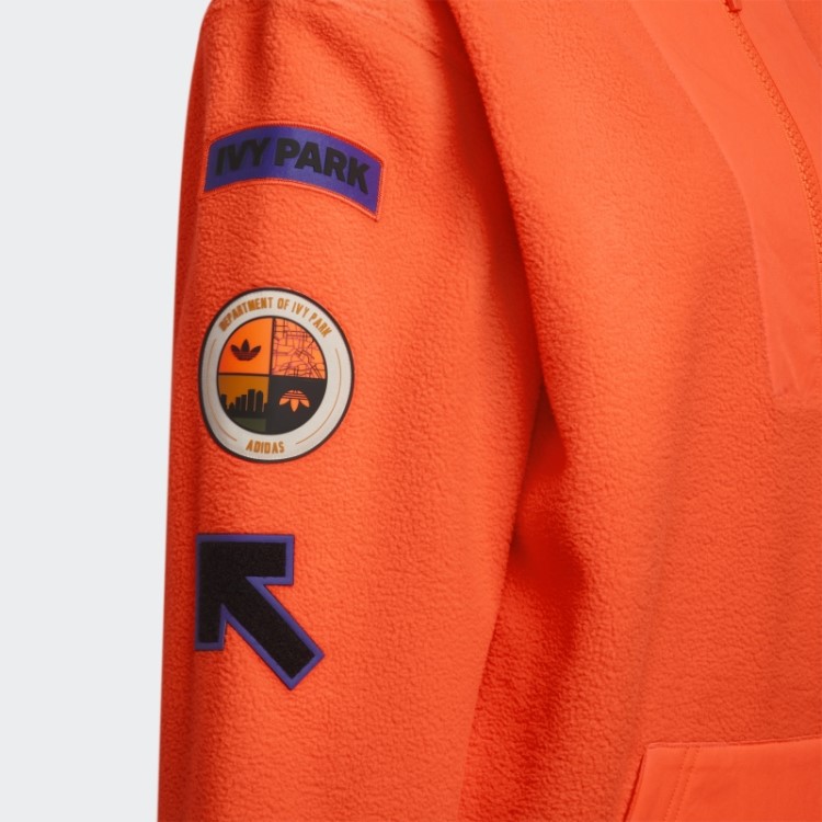 Moletom De Lã Polar Adidas (todos Os Gêneros) Laranja
