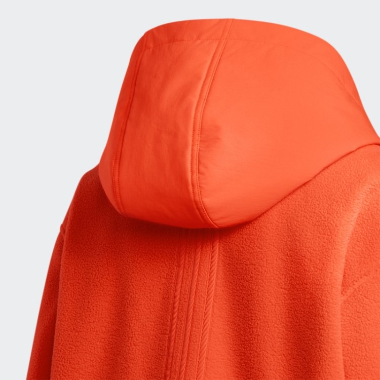 Moletom De Lã Polar Adidas (todos Os Gêneros) Laranja