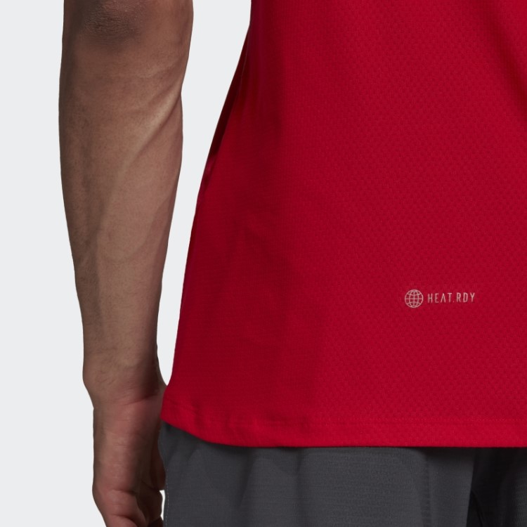 Vermelho Projetado Para Treinar Heat.rdy Hiit Tee Adidas