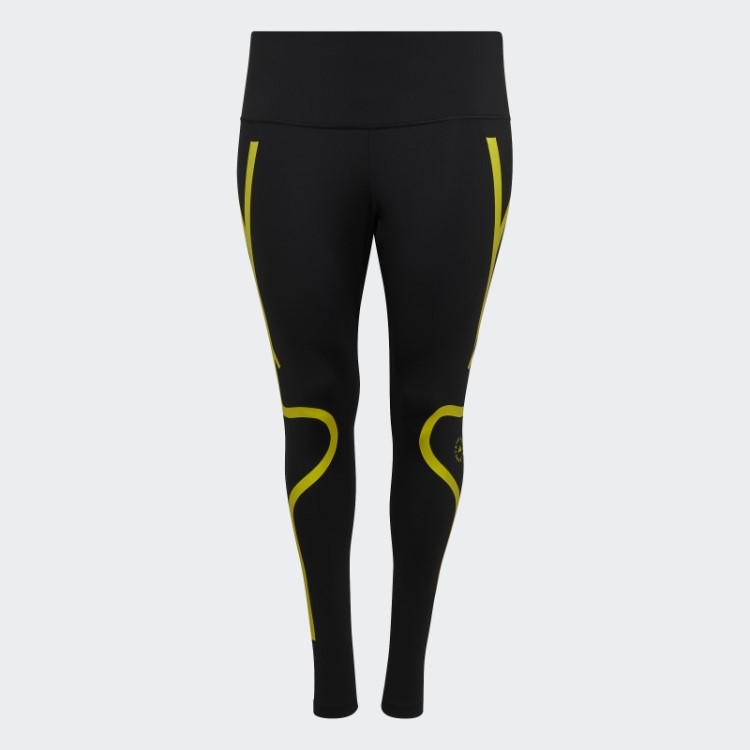 Leggings De Corrida Adidas By Stella Mccartney Truepace - Moda Plus Size Preta