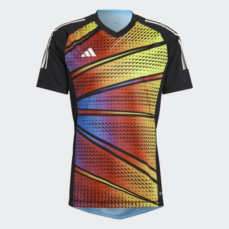Adidas Preto Tiro 23 Pro Camisa Gráfica De Manga Curta