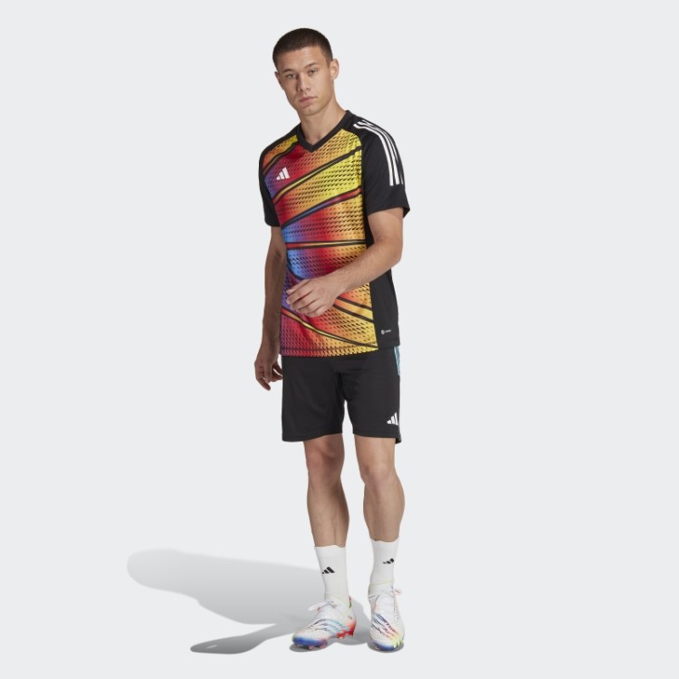 Adidas Preto Tiro 23 Pro Camisa Gráfica De Manga Curta