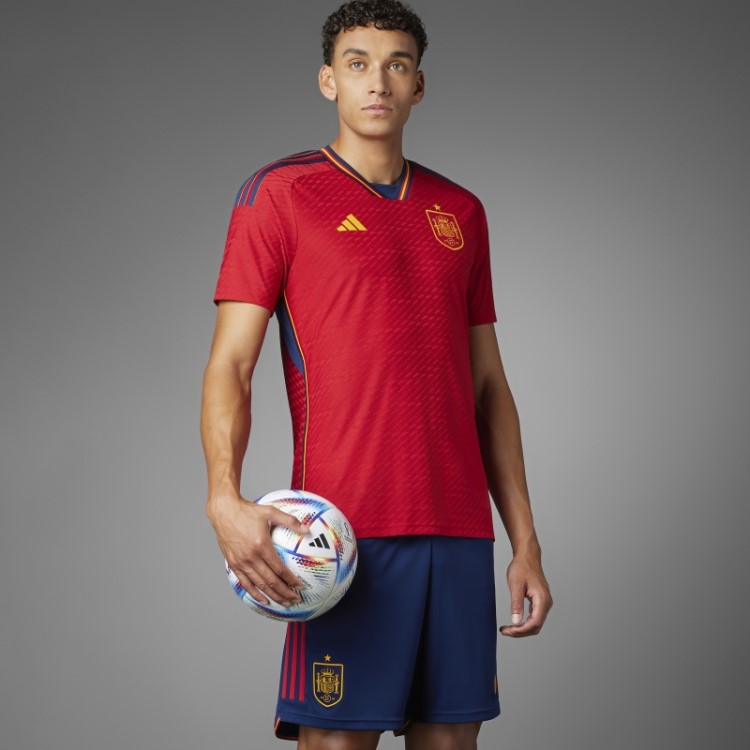 Adidas Red Spain 22 Home Autentic Jersey