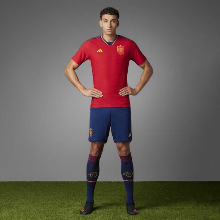 Adidas Red Spain 22 Home Autentic Jersey