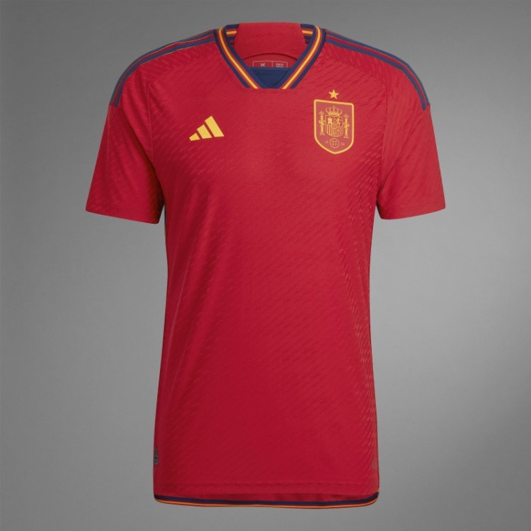 Adidas Red Spain 22 Home Autentic Jersey