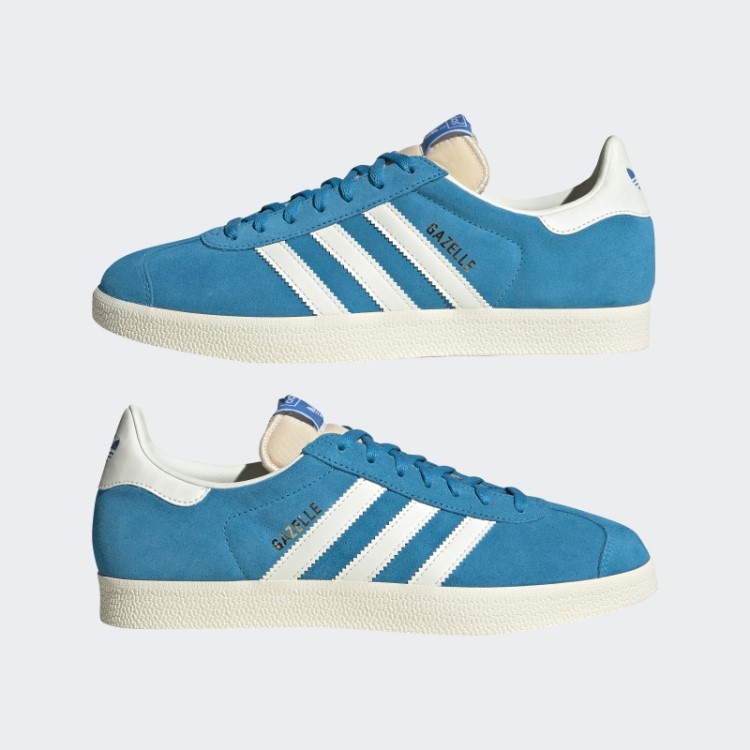 Tênis Adidas Gazelle Negrito Aqua