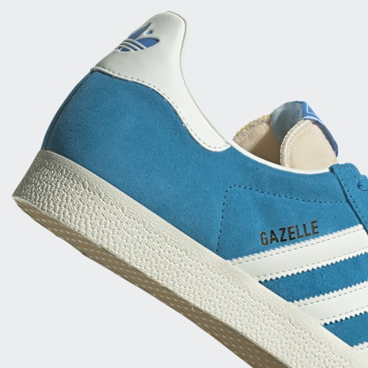 Tênis Adidas Gazelle Negrito Aqua