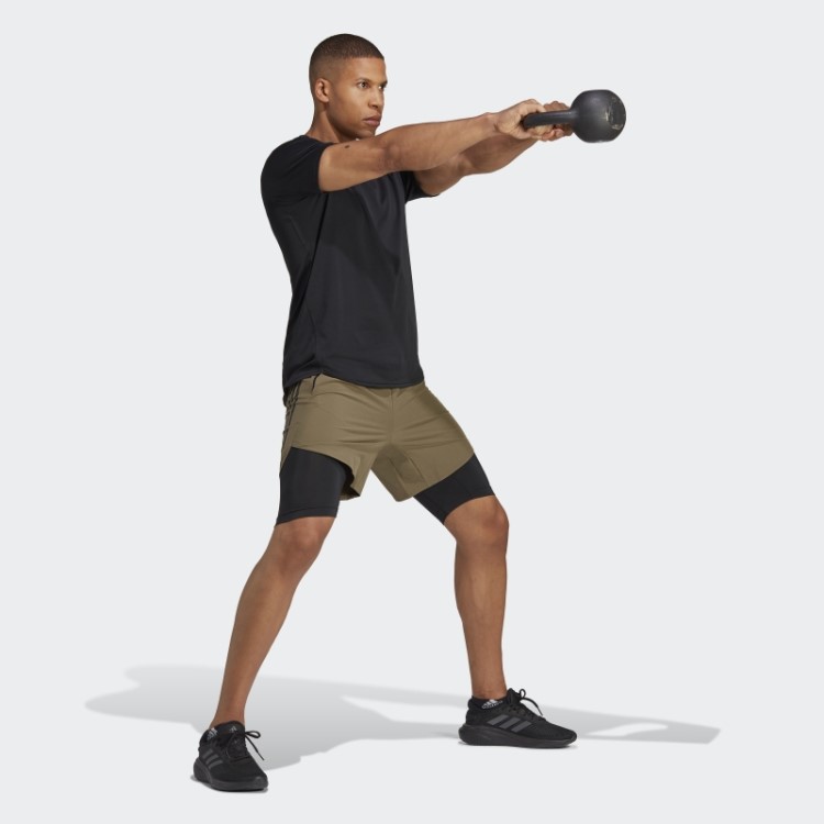 Projetado Para Treinar Shorts Hiit Da Série Profissional Com Curadoria De Cody Rigsby Olive Adidas