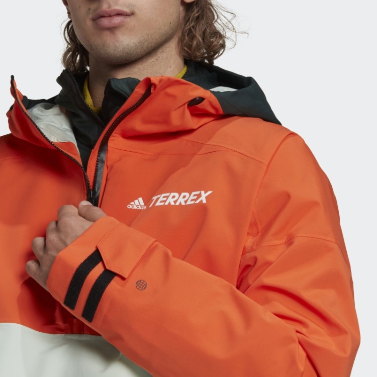Terrex 2 Camadas Rain.rdy Snow Anoraque Adidas Laranja