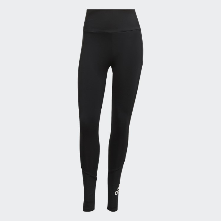 Legging Esportiva Preta Adidas Designed 2 Move Big Logo