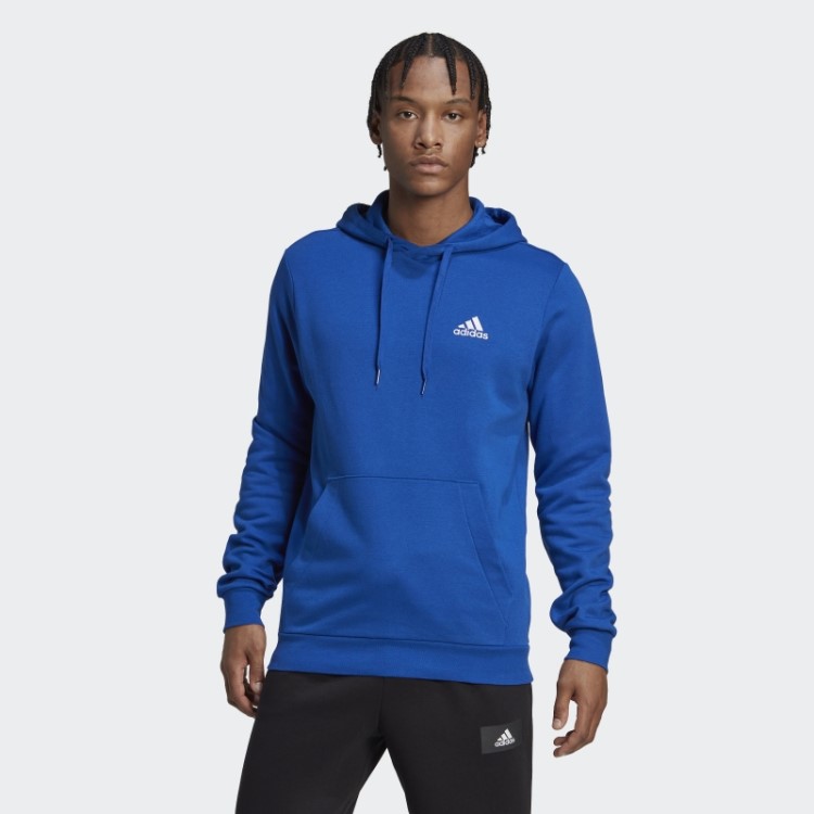 Hoodie De Lã Essencial Adidas Azul Royal
