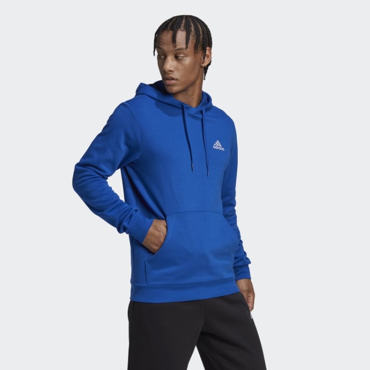Hoodie De Lã Essencial Adidas Azul Royal