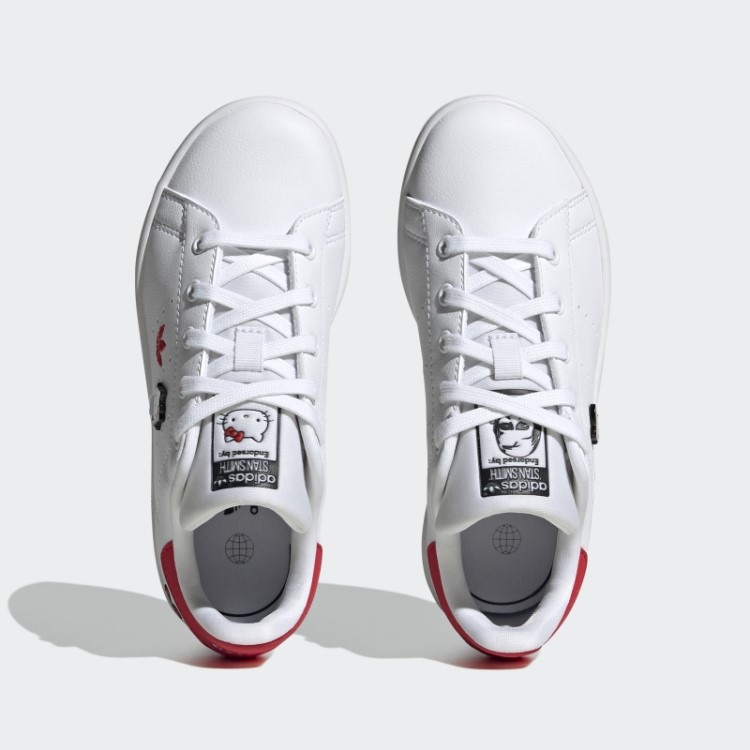 Adidas Stan Smith Sapatos Vermelhos Elegantes
