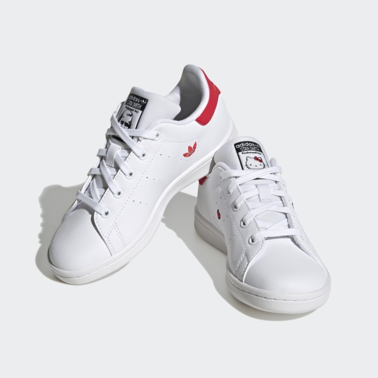 Adidas Stan Smith Sapatos Vermelhos Elegantes