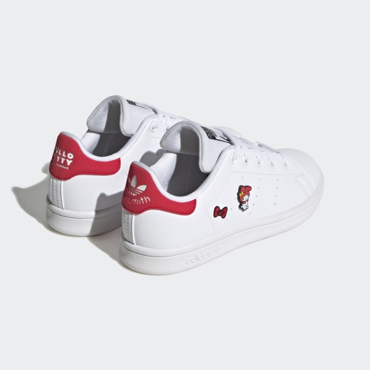 Adidas Stan Smith Sapatos Vermelhos Elegantes