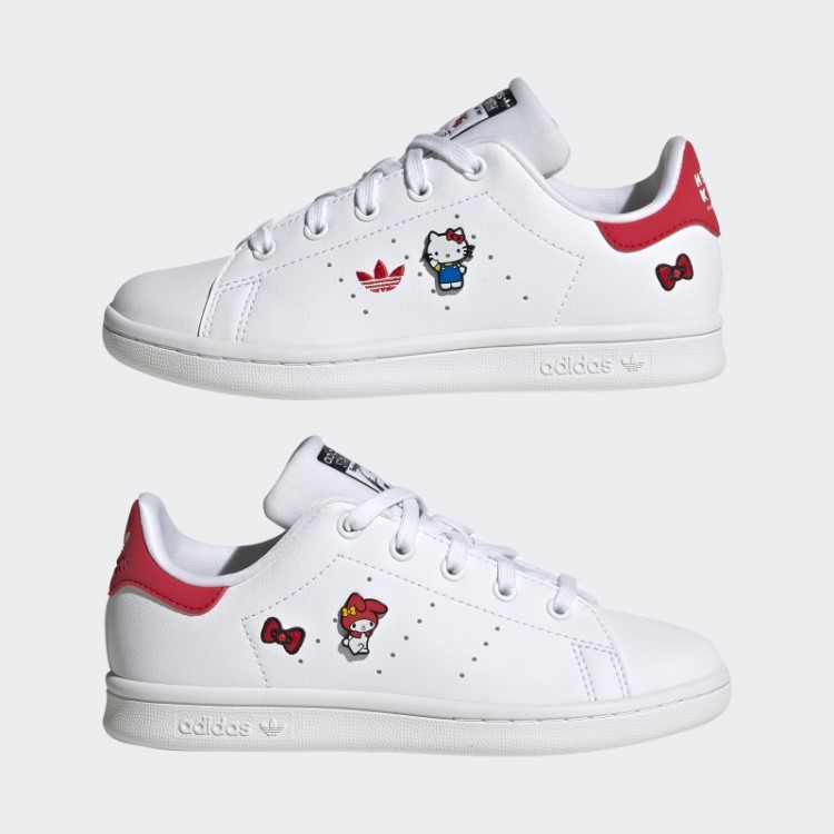 Adidas Stan Smith Sapatos Vermelhos Elegantes