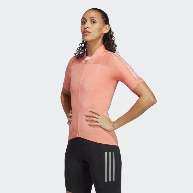 Adidas Coral A Camisa De Ciclismo De Manga Curta