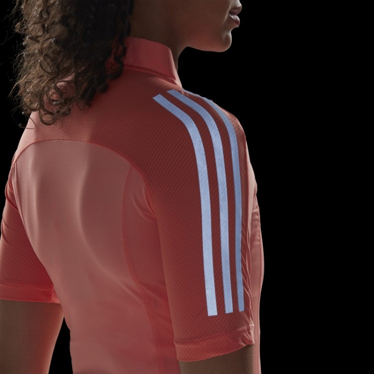 Camisa De Ciclismo De Manga Curta Adidas Coral