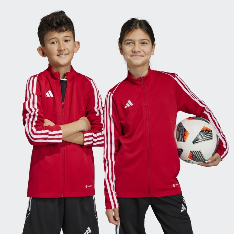 Elegante Jaqueta De Treino Vermelho Tiro 23 League Da Adidas