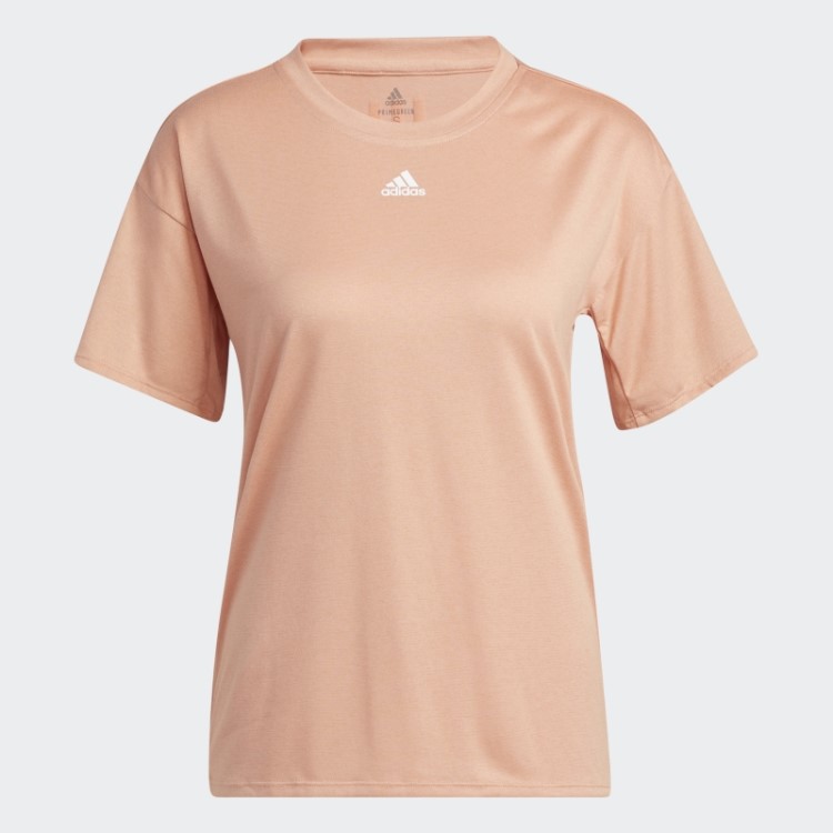 Camiseta Adidas Training 3 Listras Aeroready Com Blush Ambiente