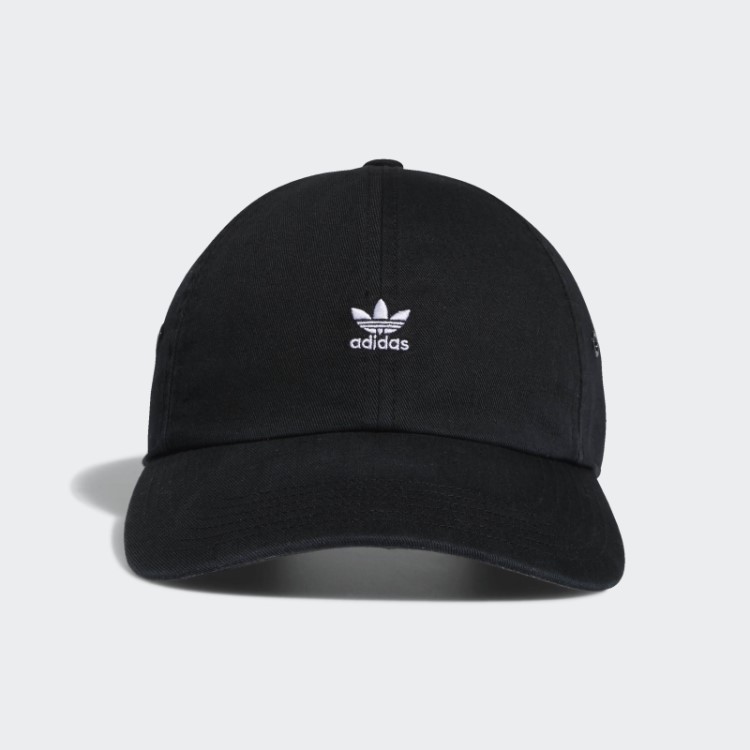 Chapéu Mini Logo Relaxado Adidas Preto