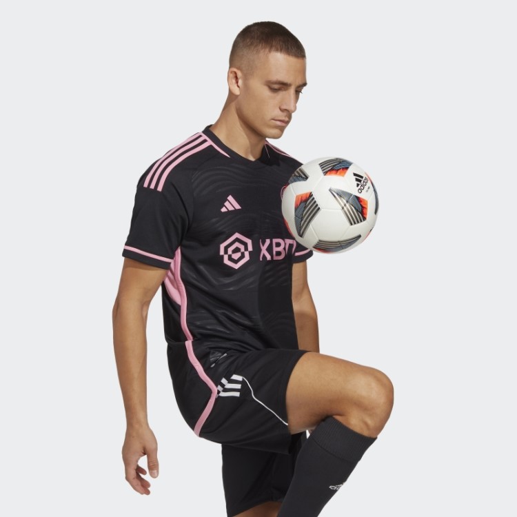 Preto Inter Miami Cf 23/24 Away Camisa Autêntica Adidas
