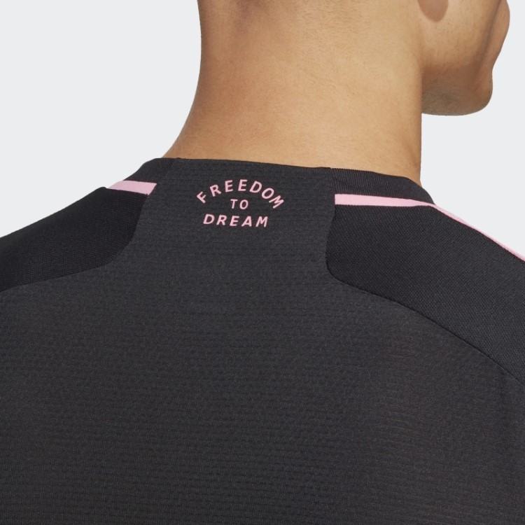 Preto Inter Miami Cf 23/24 Away Camisa Autêntica Adidas