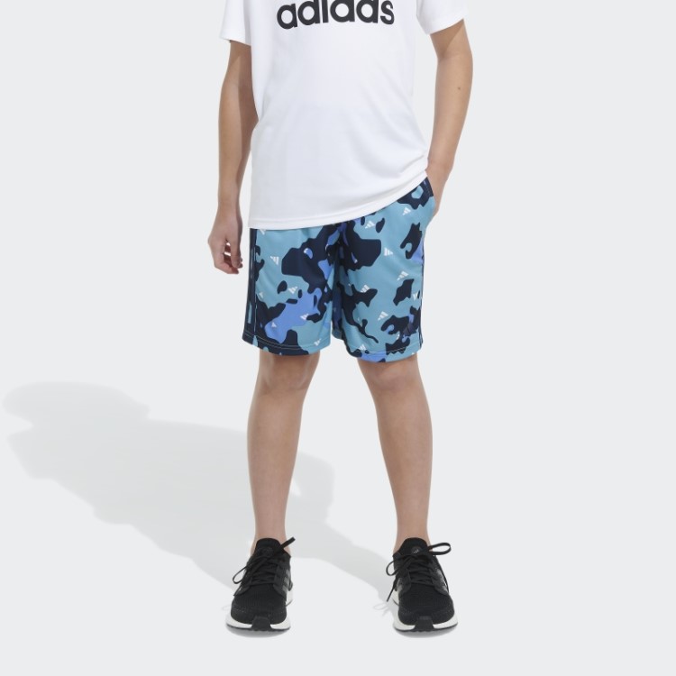 Short Camuflado Azul Aop Adidas