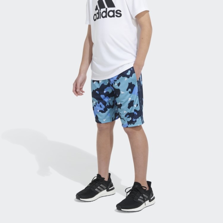 Short Camuflado Azul Aop Adidas