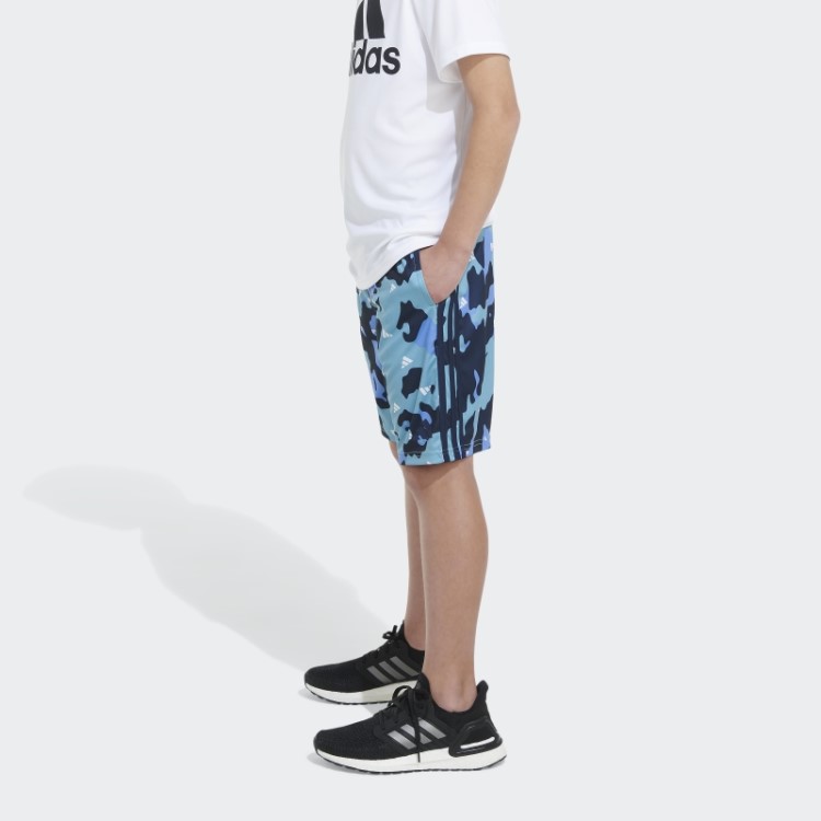 Short Camuflado Azul Aop Adidas